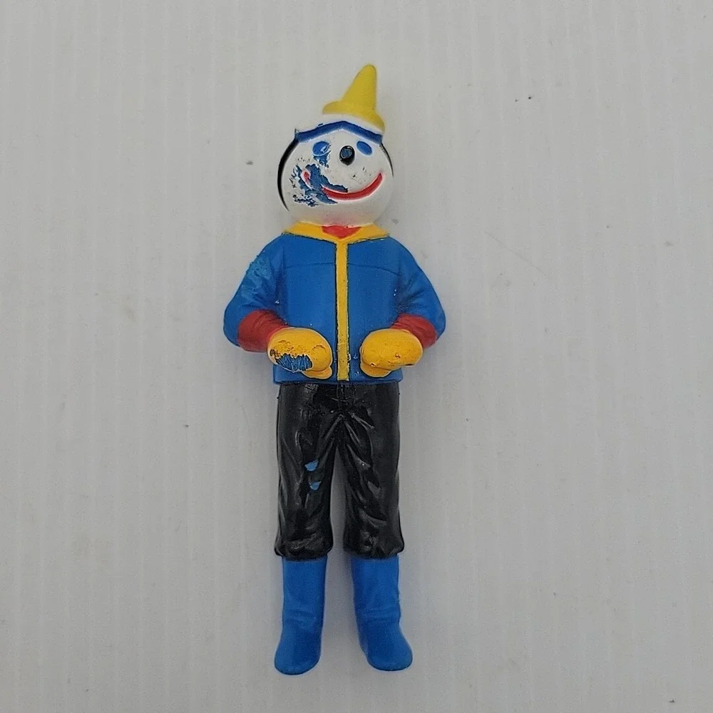 Vintage 90's Jack In The Box Toy Clown Figure 4.5
